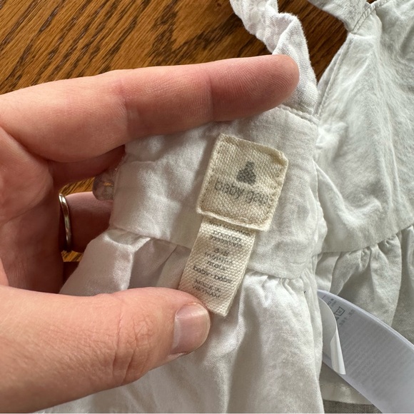 Like New Baby Gap Linen Blend Two Piece Summer Floral Outfit, 3-6 months - Picture 8 of 13